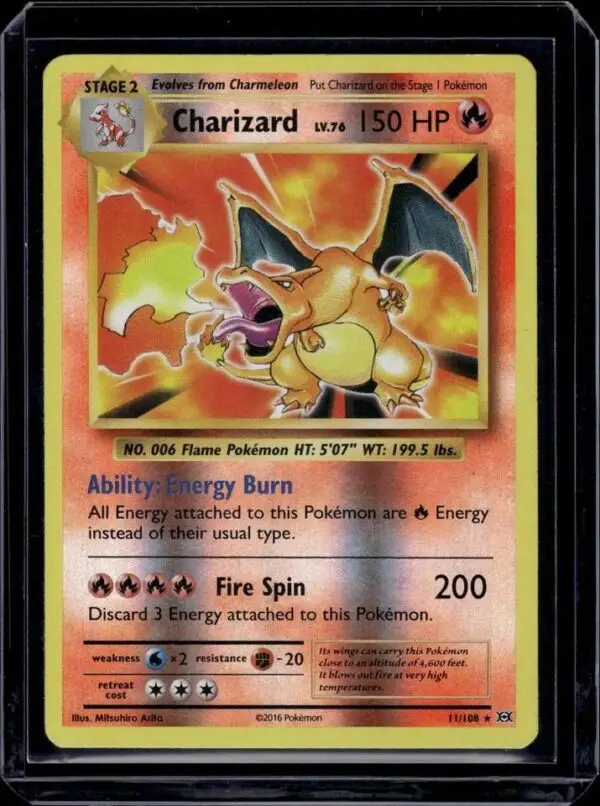 Charizard Reverse Holo Pokemon XY - Evolutions 11/108