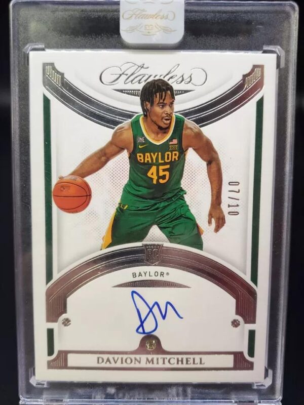 Davion Mitchell 2021 Flawless Collegiate Diamond Auto /10 Baylor Bears 73