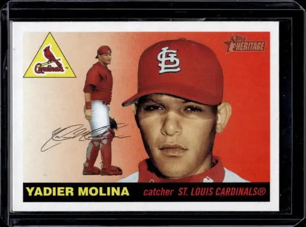 Yadier Molina 2004 Topps Heritage Rookie St. Louis Cardinals 355