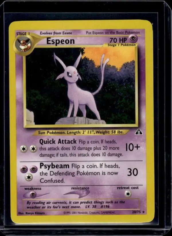 Espeon (20) Pokemon Neo Discovery 20/75