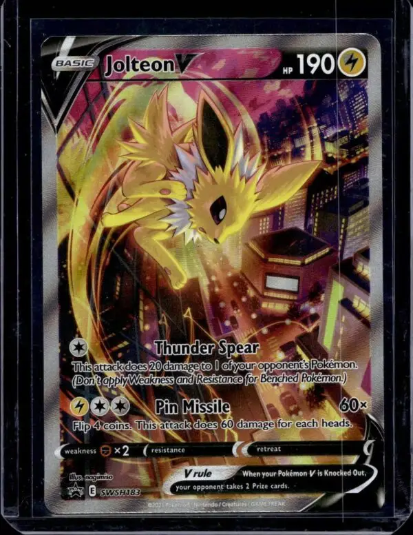 Jolteon V Pokemon SWSH: Sword & Shield Promo Cards SWSH183