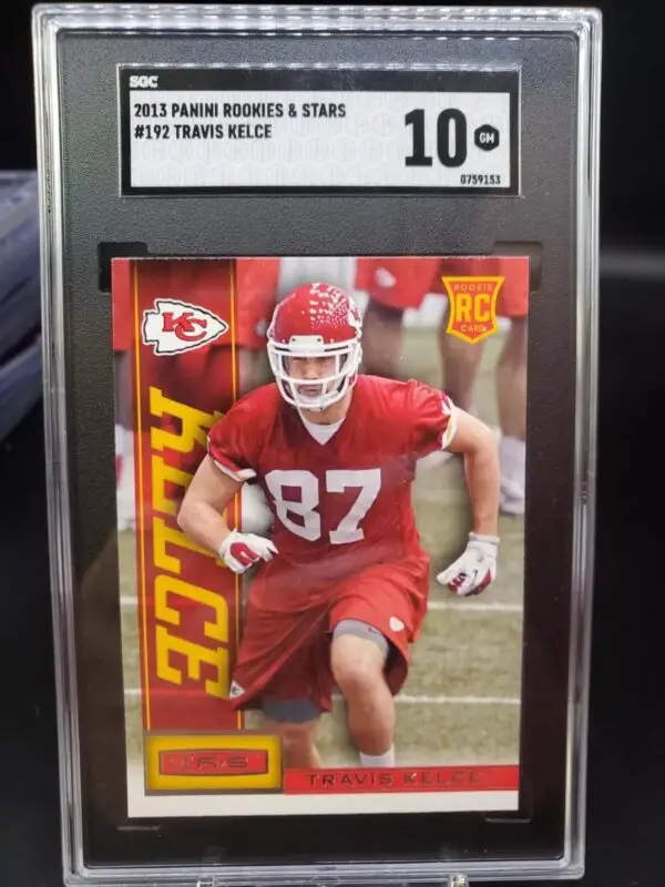 Travis Kelce 2013 Panini Rookies & Stars RC Kansas City Chiefs 192 SGC 10