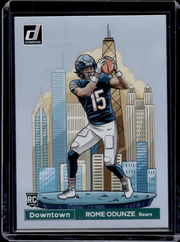 Rome Odunze 2024 Donruss Downtown Rookie RC Chicago Bears 15