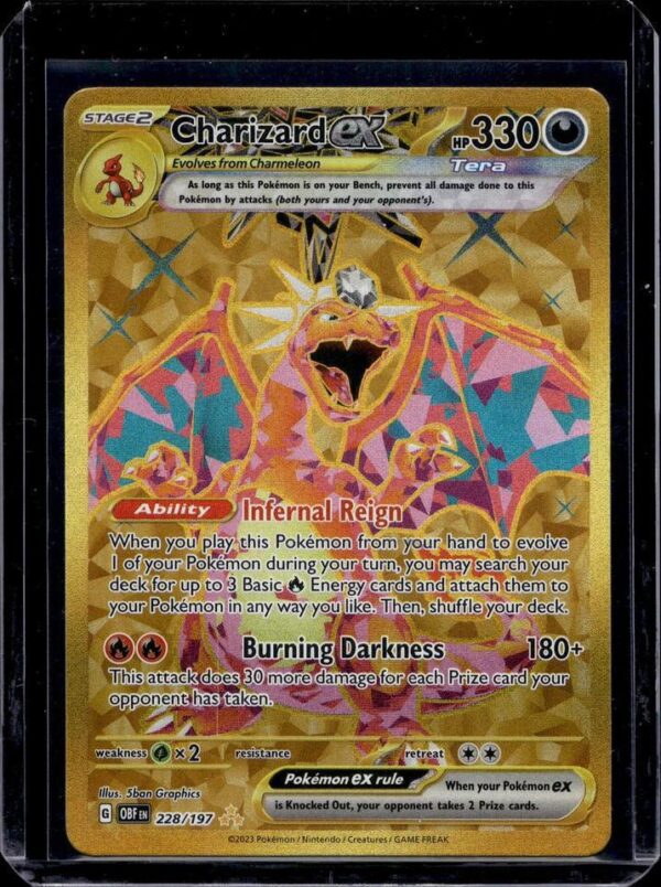 Charizard ex Pokemon SV03: Obsidian Flames 228/197