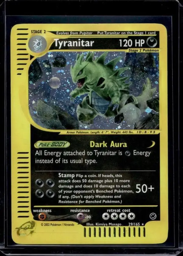 Tyranitar Holo Pokemon Expedition 29/165