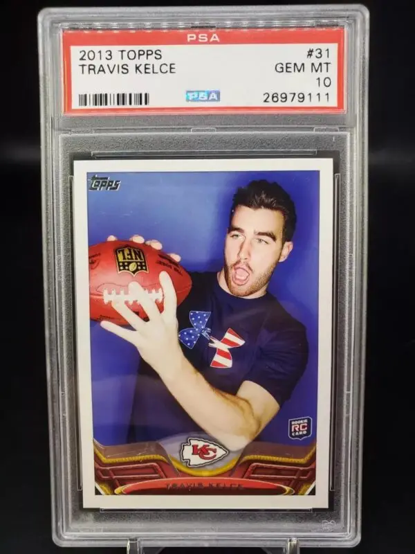 Travis Kelce 2013 Topps Rookie RC Kansas City Chiefs 31 PSA 10