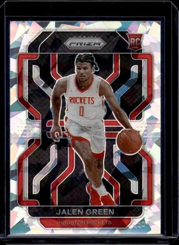 Jalen Green 2021-22 Panini Prizm Ice Rookie Houston Rockets 306