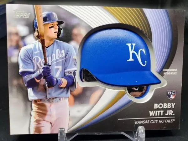 Bobby Witt Jr 2022 Topps Update Batting Helmet Relic RC Kansas City Royals BH-BW