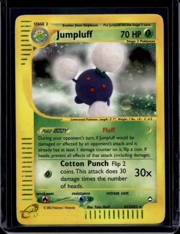 Jumpluff Holo Pokemon Aquapolis H13/H32