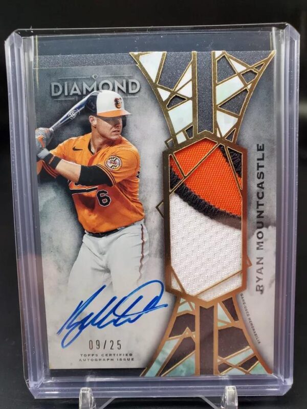 Ryan Mountcastle 2022 Topps Diamond Icons Patch Auto /25 Baltimore Orioles