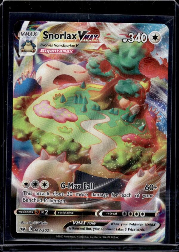 Snorlax VMAX Pokemon SWSH01: Sword & Shield Base Set 142/202