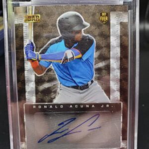 Ronald Acuna Jr 2022 Super Products The Bar 1/1 Auto Atlanta Braves GA-RJ