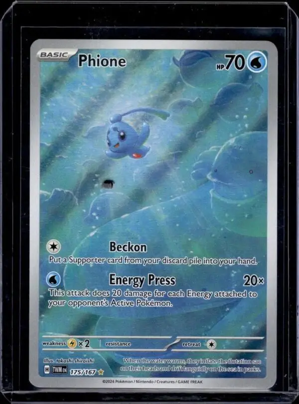 Phione Pokemon Twilight Masquerade 175/167