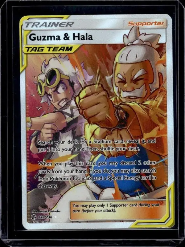 Guzma & Hala (Full Art) Pokemon SM - Cosmic Eclipse 229/236