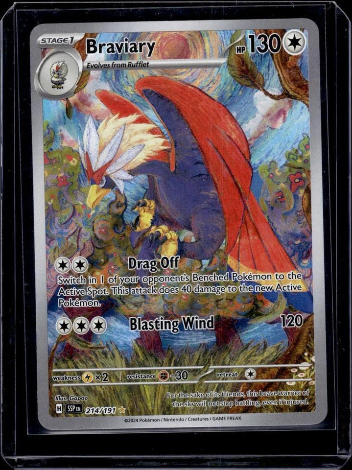 Braviary Pokemon Surging Sparks 214/191