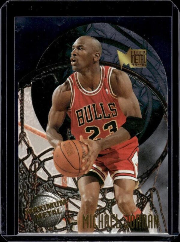 Michael Jordan 1995-96 Metal Maximum Metal Chicago Bulls 4