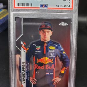 Max Verstappen 2020 Topps Chrome Formula 1 Red Bull Racing 6 PSA 9