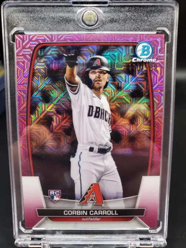 Corbin Carroll 2023 Bowman Mega Pink Mojo Refractor /199 Arizona Diamondbacks 73