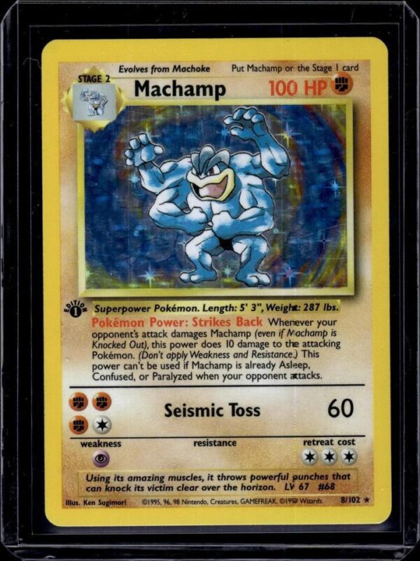 Machamp Holo Pokemon Deck Exclusives 8/102