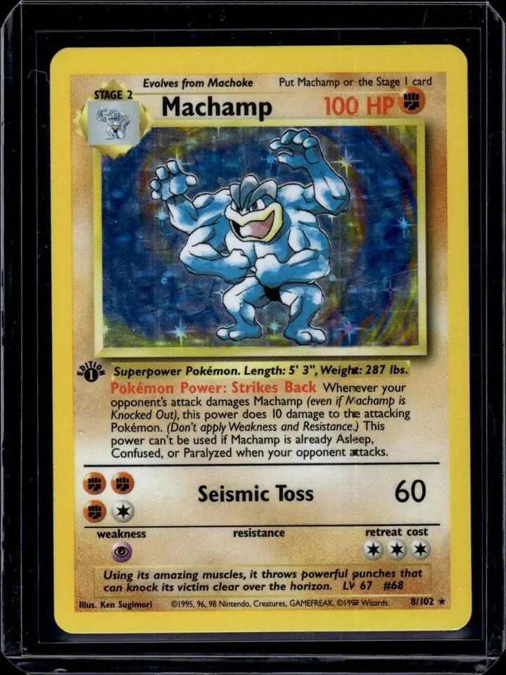 Machamp Holo Pokemon Deck Exclusives 8/102