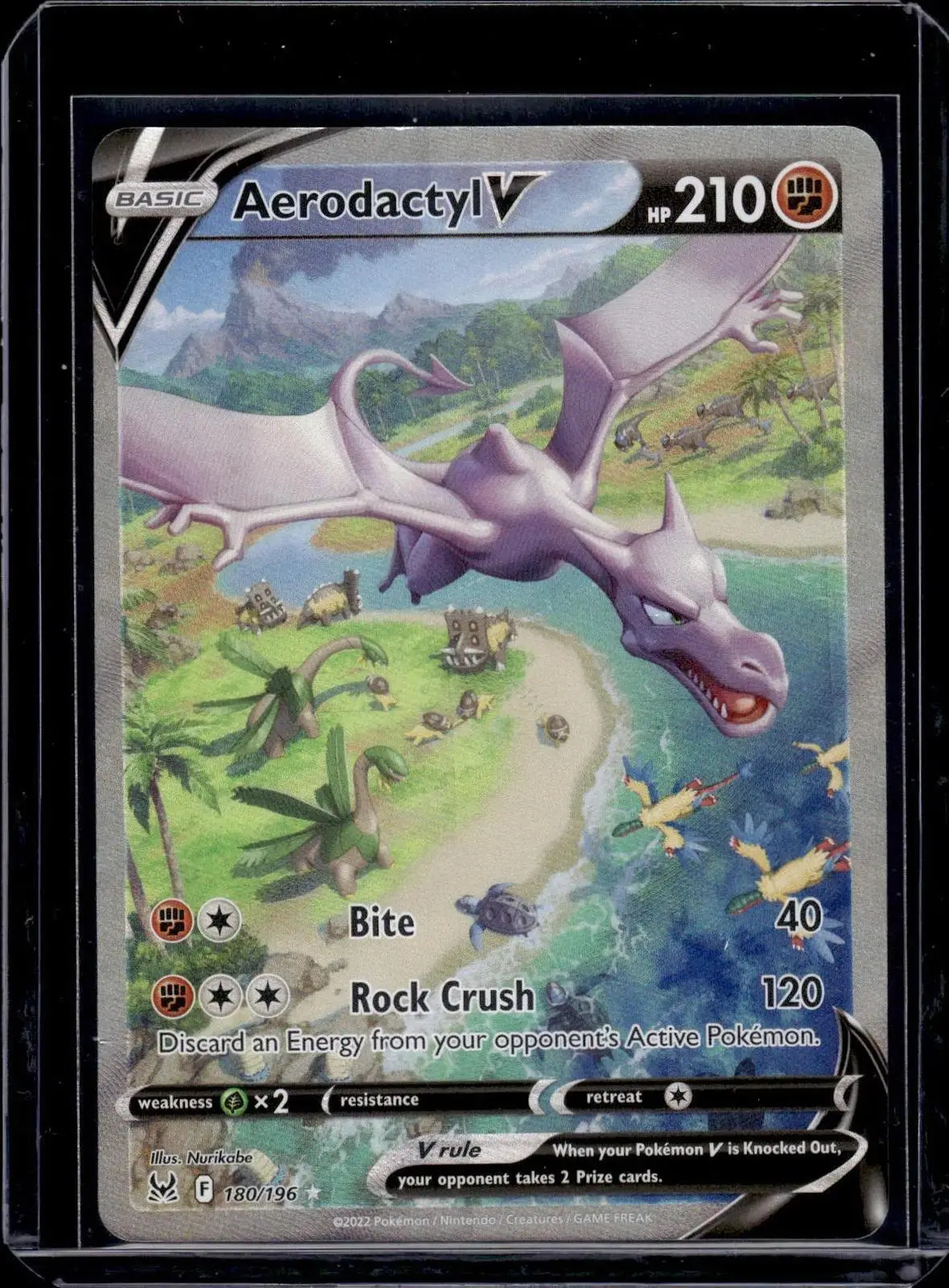 Aerodactyl V (Alternate Full Art) Pokemon SWSH11: Lost Origin 180/196