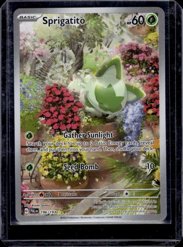 Sprigatito Pokemon SV02: Paldea Evolved 196/193