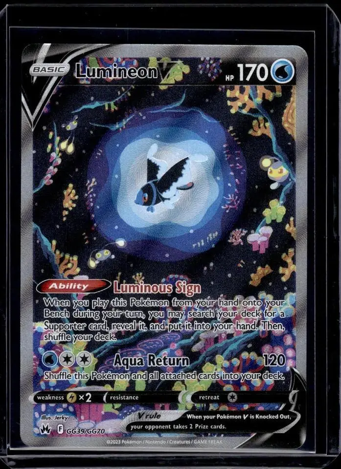 Lumineon V Pokemon Crown Zenith: Galarian Gallery GG39/GG70