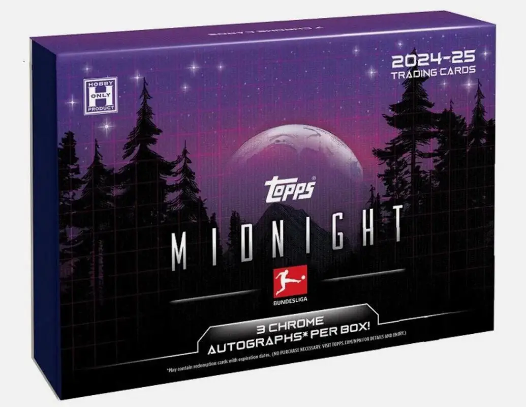 2024-25 Topps Midnight Bundesliga Soccer Hobby Box