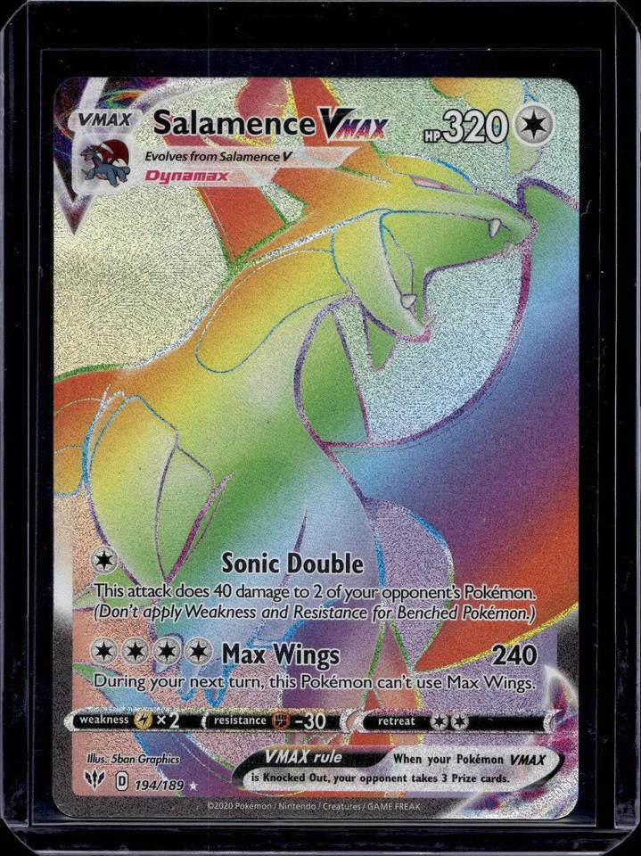 Salamence VMAX (Secret) Pokemon SWSH03: Darkness Ablaze 194/189