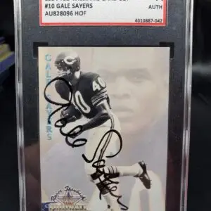 Gale Sayers Signed 1994 Ted Williams Card Chicago Bears 10 SGC Authentic