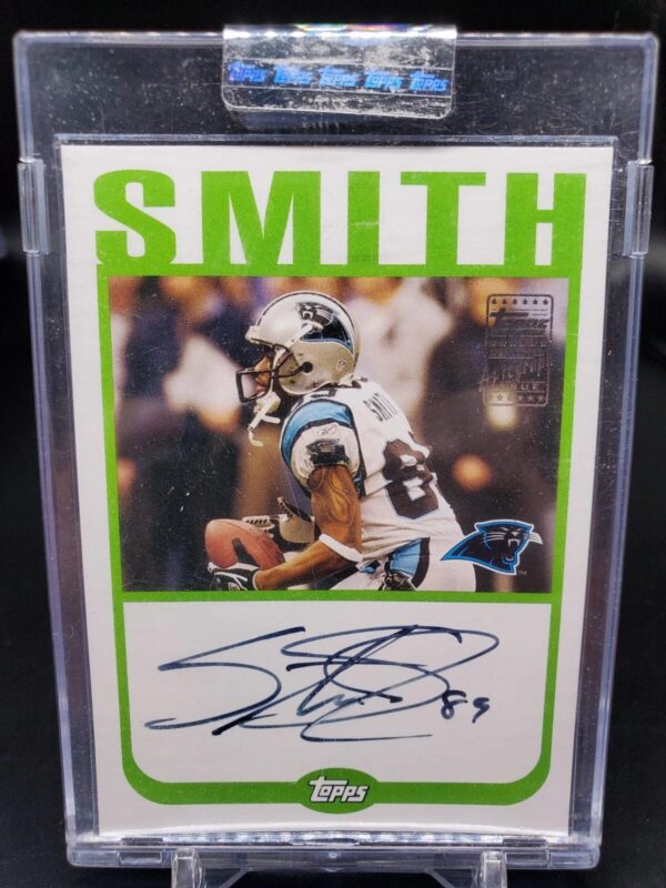 Steve Smith 2004 Topps Signature Auto Carolina Panthers A-SS
