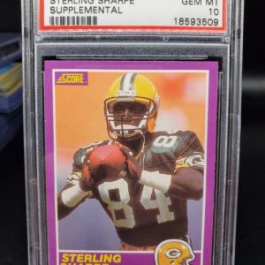 Sterling Sharpe 1989 Score Supplemental Rookie Green Bay Packers 333S PSA 10