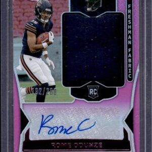 Rome Odunze 2024 Panini Certified RC Pink Auto /260 Chicago Bears FMS-ROE