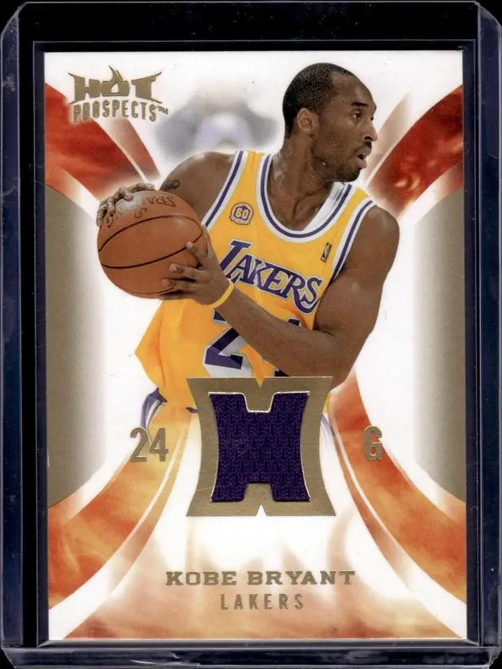 Kobe Bryant 2008-09 Fleer Hot Prospects Hot Materials Los Angeles Lakers HM-KB