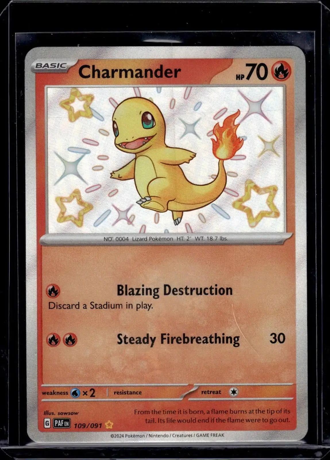 Charmander Pokemon SV: Paldean Fates 109/091