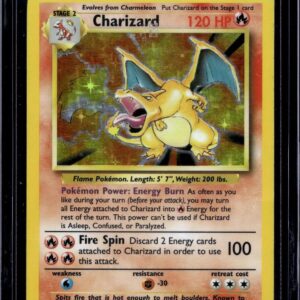 Charizard Holo Pokemon Base Set *Damaged* 4/102