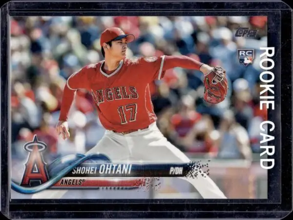 Shohei Ohtani 2018 Topps Factory Set RC Image Variation Los Angeles Angels 700