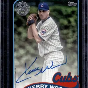 Kerry Wood 2024 Topps Update 1989 Black Auto /199 Chicago Cubs 89BA2-KW