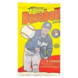 2024 Topps Heritage High Number Baseball Hobby Pack