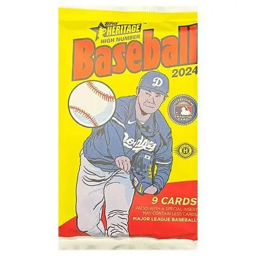 2024 Topps Heritage High Number Baseball Hobby Pack