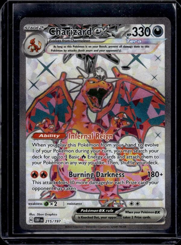 Charizard ex Pokemon SV03: Obsidian Flames 215/197