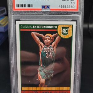 Giannis Antetokounmpo 2013-14 Panini Hoops Rookie RC Milwaukee Bucks 275 PSA 10