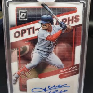 Juan Soto 2022 Donruss Optic Opti-Graphs Washington Nationals OG-JU
