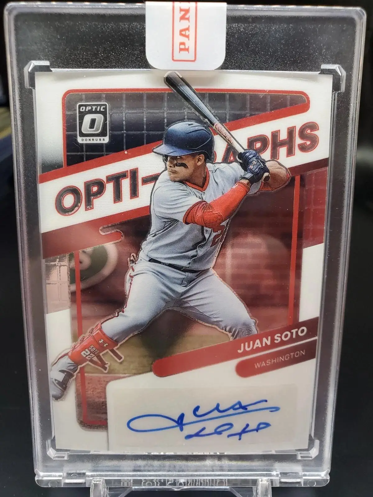 Juan Soto 2022 Donruss Optic Opti-Graphs Washington Nationals OG-JU