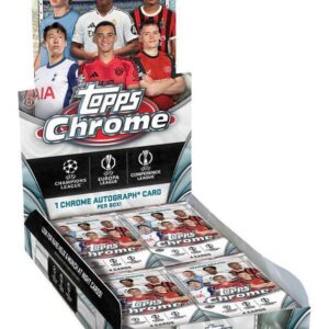 2024-25 Topps Chrome UEFA Club Competitions Soccer Hobby Box