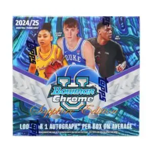 2024-25 Bowman University Chrome Basketball Sapphire Edition Box