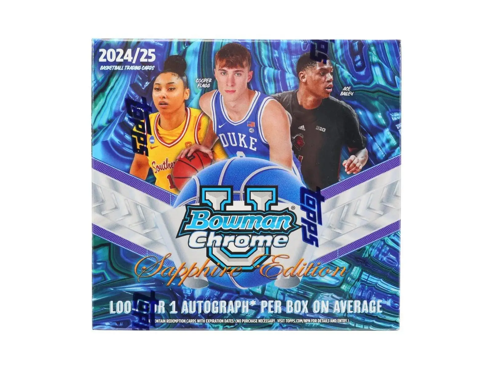 2024-25 Bowman University Chrome Basketball Sapphire Edition Box