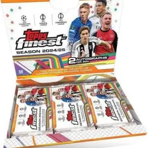 2024-25 Topps UEFA Club Competitions Finest Soccer Hobby Box