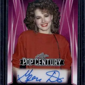 Geena Davis 2025 Leaf Pop Century Pink Auto /15 BA-GD1