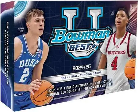 2024-25 Bowman University Best Basketball Breaker's Delight Box